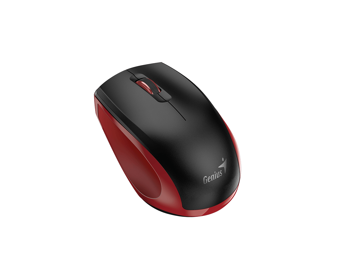 Mouse Genius wireless NX-8006S, wireless, negru-rosu