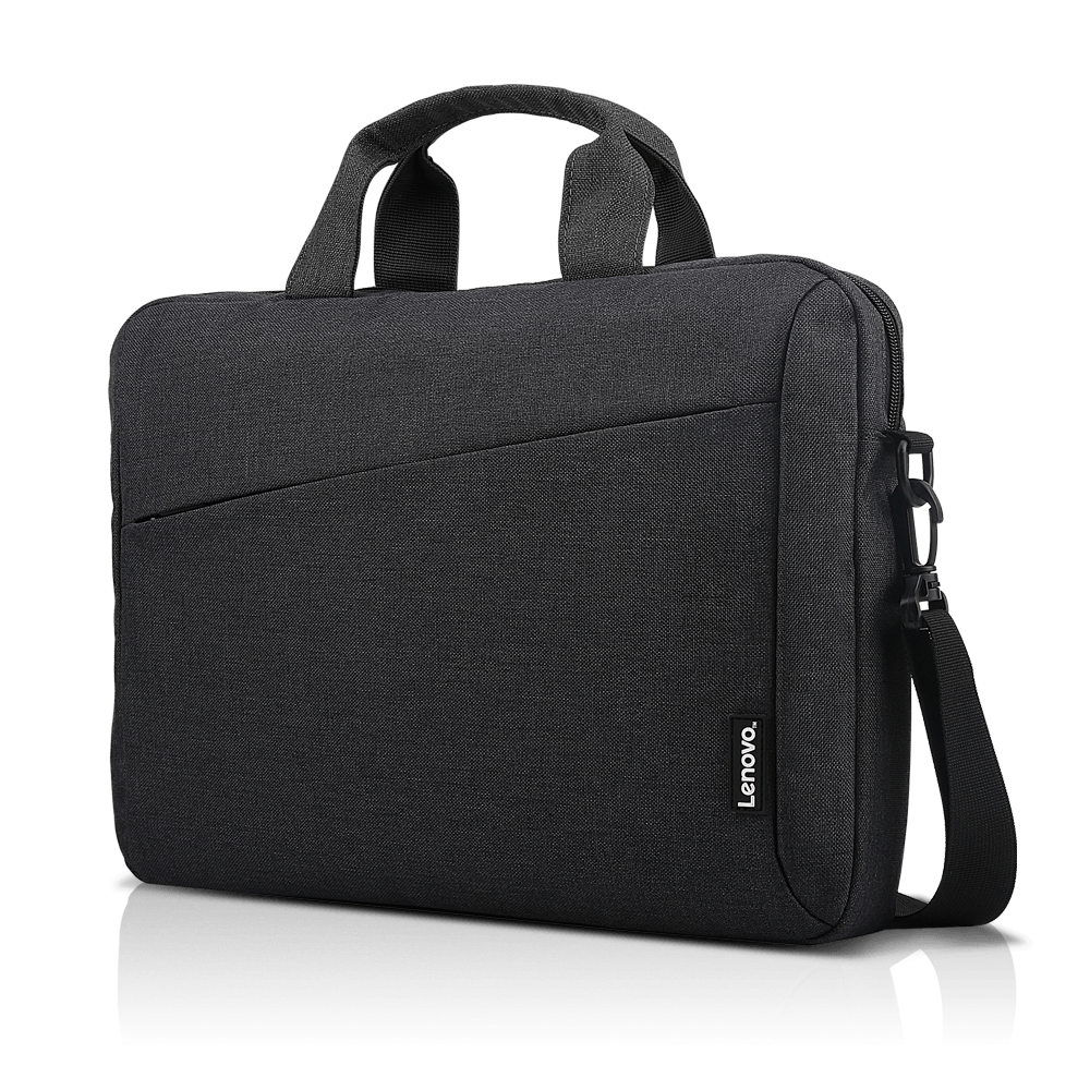 Geanta laptop Lenovo Casual Toploader T210, 15.6", Black, rezistent la apa, compartiment accesorii, compartiment laptop captusit, Material: Textil, Dimensiuni externe: 362 x 22 x 250 mm, Greutate: 465g