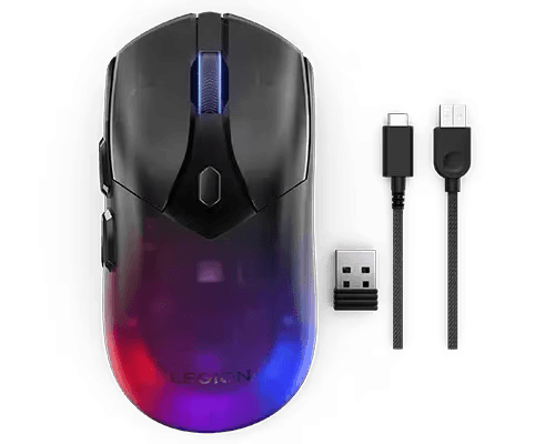 Mouse Gaming Wireless LENOVO Legion M410, 16000 dpi, negru