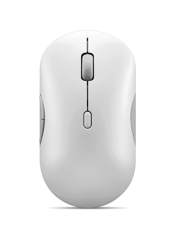 Mouse wireless silentios multi-dispozitiv Lenovo 700; pana la 4000DPI; tip: full-size ambidextru; senzor: IR optic; numar butoane: 8; conectivitate: receptor USB-A 2.4G sau Bluetooth 5.3; greutate: 63.5g, compatibil cu Windows 10, Windows 11; include 1 x baterie de tip AA; culoare: alb (Seashell)
