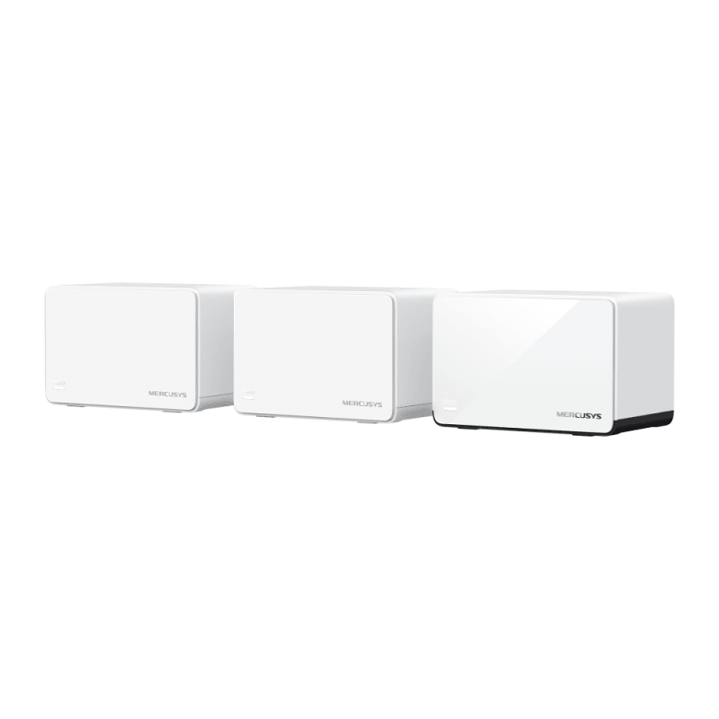 Router Mesh Halo H85X 3-pack, 2402 Mbps on 5 GHz, 574 Mbps on 2.4 GHzH85X, protocol mesh  802.11k/v/r, Wi-Fi 6: IEEE 802.11ax/ac/n/a 5 GHz, IEEE 802.11ax/n/b/g 2.4 GHz
