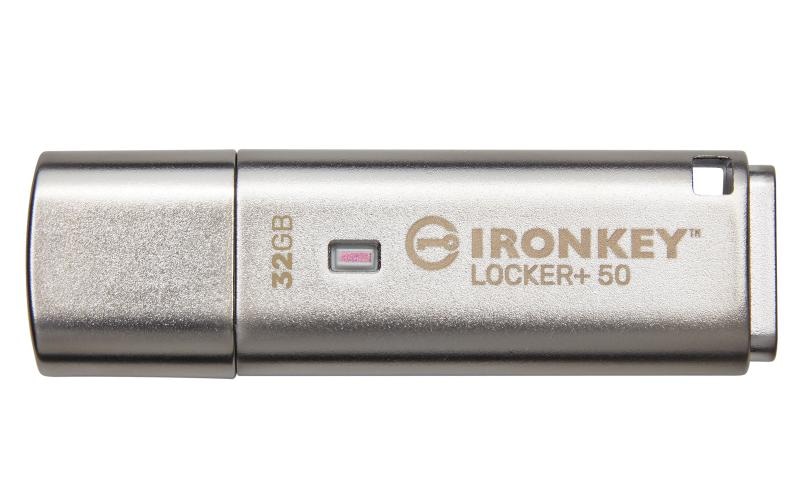 Memorie USB Flash Drive Kingston 64GB IronKey Locker+ 50
