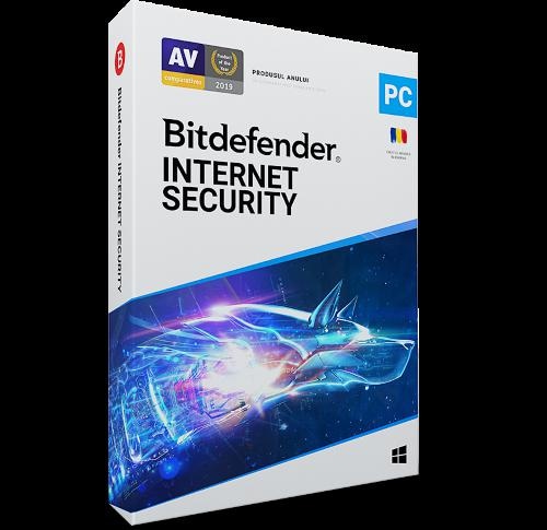Licenta retail Bitdefender Internet Security - protectie completapentru Windows, valabila pentru 1 an, 3 dispozitive, new