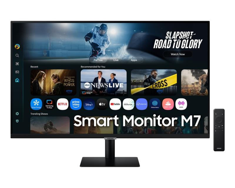 Monitor Samsung 32" LS32FM700UUXDU, Diagonal (inch): 32, Diagonal (cm): 81, Aspect ratio: 16:9, Panel: VA, Resolution: 3840x2160, Refresh Rate: 60Hz, Response time GtG: 4ms, Brightness (max): 300 cd/m², Contrast (static) : 3000:1, Viewing angle: 178/178, Color Gamut Type: NTSC, Color Gamut Coverage