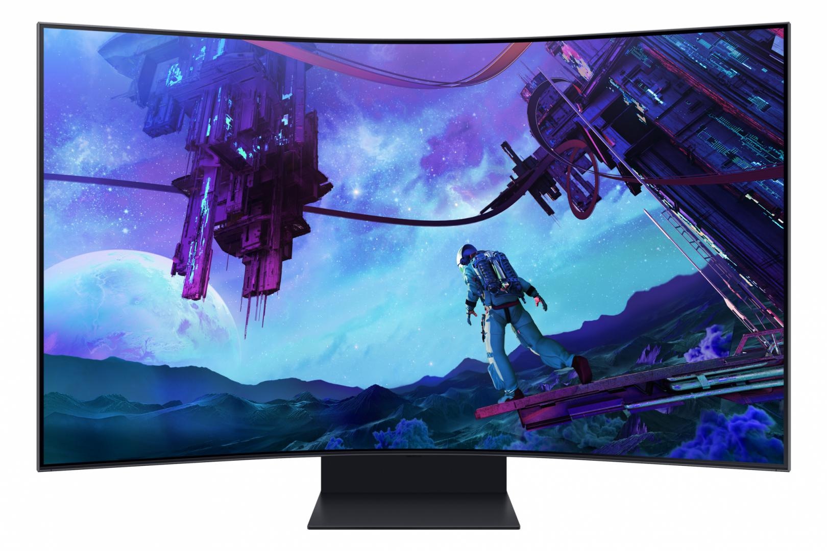 Monitor Samsung 55" LS55CG970NUXDU, Curvature: 1000R, Diagonal (inch): 55, Diagonal (cm): 139.7, Aspect ratio: 16:9, Panel: VA, Resolution: 3840x2160, Refresh Rate: 165Hz, Response time GtG: 1ms, Brightness (max): 600 cd/m², Viewing angle: 178°/178°, Color Gamut Type: DCI, Color Gamut Coverage: 95%