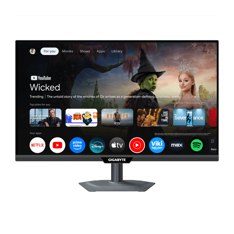 Monitor Gaming Gigabyte M27QS, Panel Size: 27 inch, tip panel IPS, rezolutie 2560 x 1440 pixeli, refresh rate 180 Hz, 16:9, contrast 1000:1 (normal), Bluelight Reducer, Flicker-Free, FreeSync, VESA DisplayHDR 400,