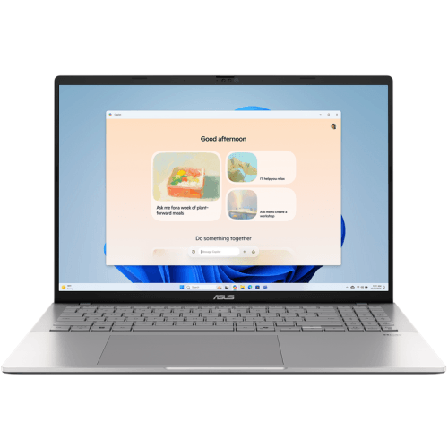 Laptop Consumer ASUS Vivobook S16 M3607HA, cu procesor AMD Ryzen 7 260, 16'' IPS, 16 GB DDR5, 1 TB SSD, AMD Radeon 780M, Fr OS