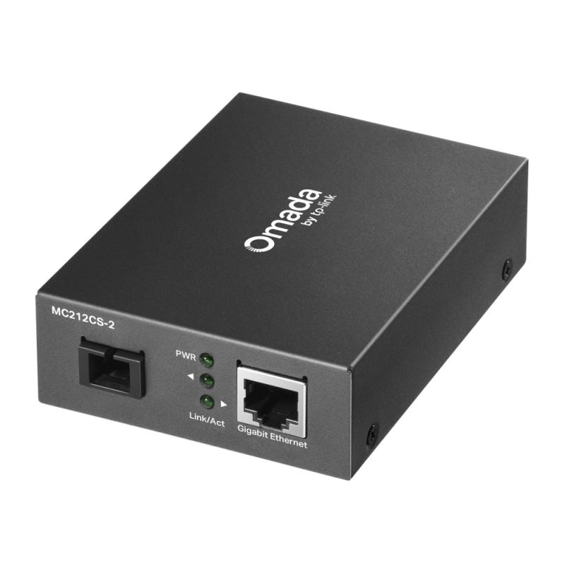 Convertor Media TP-Link MC212CS-2 1 Gbps, 1310TX/1550RX nm, 2 km, RJ-45 - SC/UPC