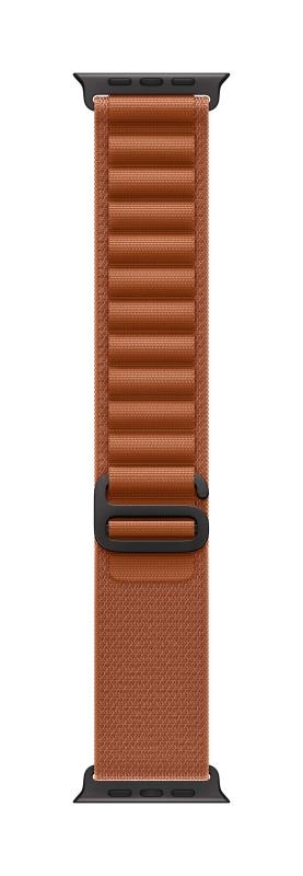 Apple Watch 49mm Terra Cotta Alpine Loop - Large - Black Titanium Finish