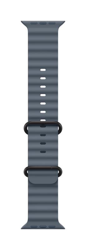 Apple Watch 49mm Anchor Blue Ocean Band - Black Titanium Finish