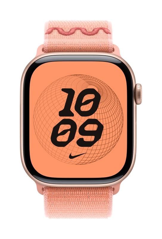 Apple Watch 46mm Alpenglow Pink Nike Sport Loop