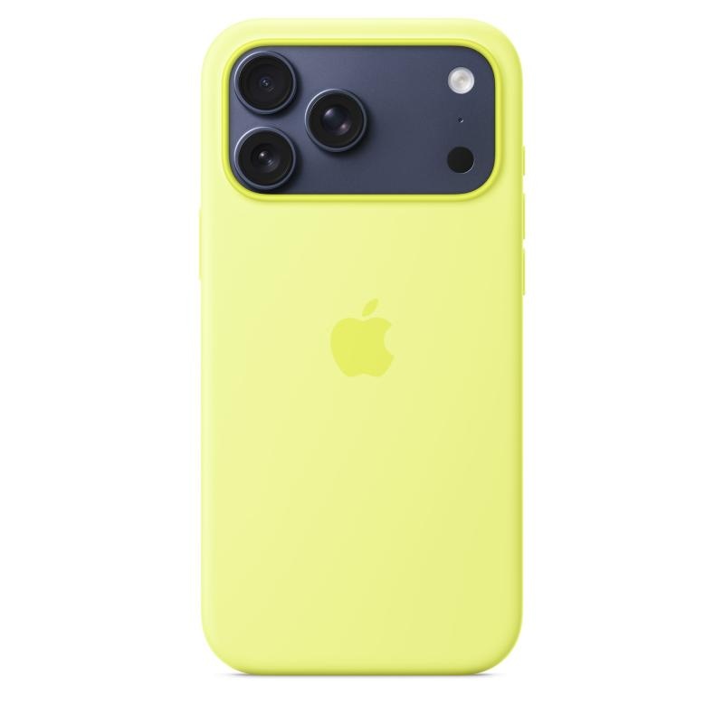 iPhone 17 Pro Max Silicone Case with MagSafe - Neon Yellow