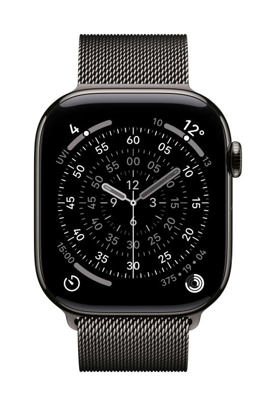 Apple Watch 46mm Slate Milanese Loop - S/M