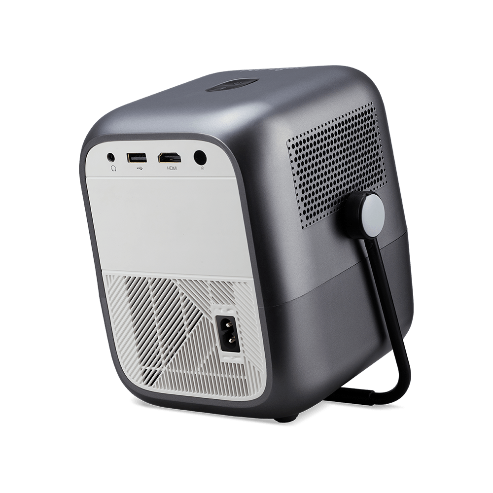 Videoproiector portabil Fire Legend QF23s, FHD 1920* 1080, Auto Focus, Bluetooth Speaker, LED 6.500 lumeni/ 250 ANSI lumeni, 16:9/ 4:3, 1.000:1, 30.000 ore, HDMI, USB (Type A 2.0), DC Out (5V/1A, USB Type A 2.0), PC audio, boxe 2* 3W, Bluetooth Wireless Audio, 1.23 kg, telecomanda inclusa, Smart