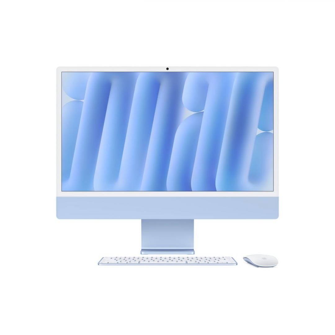 Apple iMAC 24" Retina 4.5k/ Apple M4 (CPU 10-core, GPU 10-core, Neural Engine16-core)/16GB/256GB - Blue - INT KB (2024)