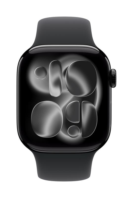 Apple Watch 42mm Sport Band: Black Sport Band - S/M