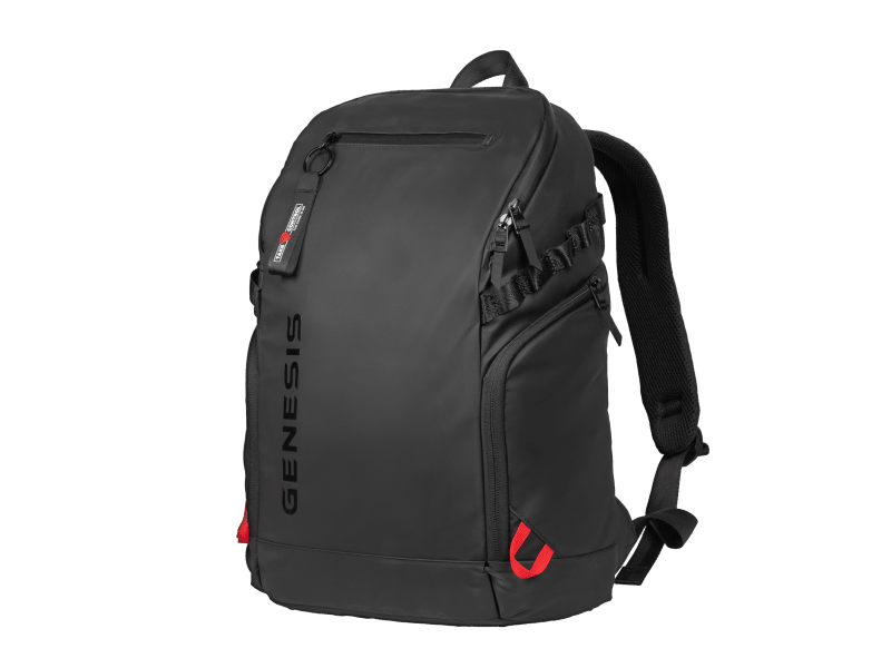 Rucsac laptop GENESIS PALLAD 420, compatibilitate dimensiuni laptop 15.6", total buzunare 6, capacitate 18 L, material Polyester 600D, negru