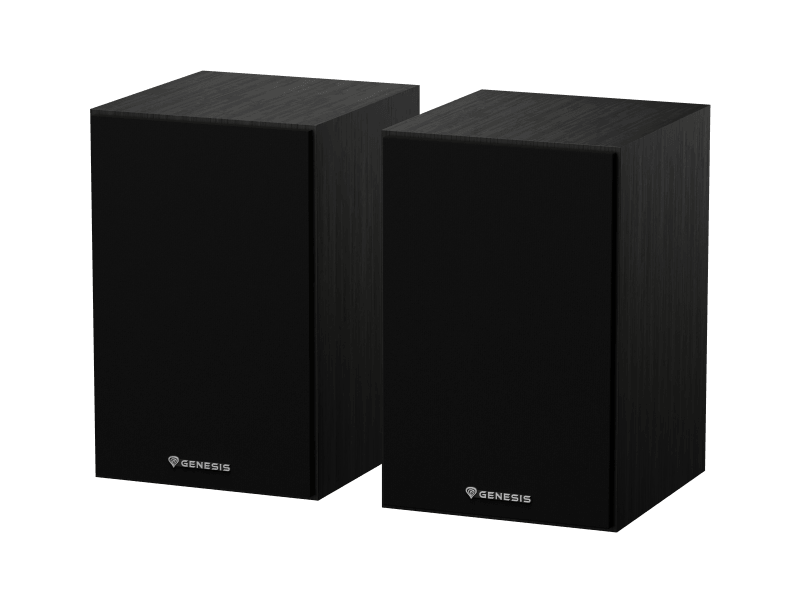Boxe Genesis Arsen 302BT 2.0, putere RMS 10W x 2, frecventa raspusn 60 - 20000 Hz, material MDF, negru