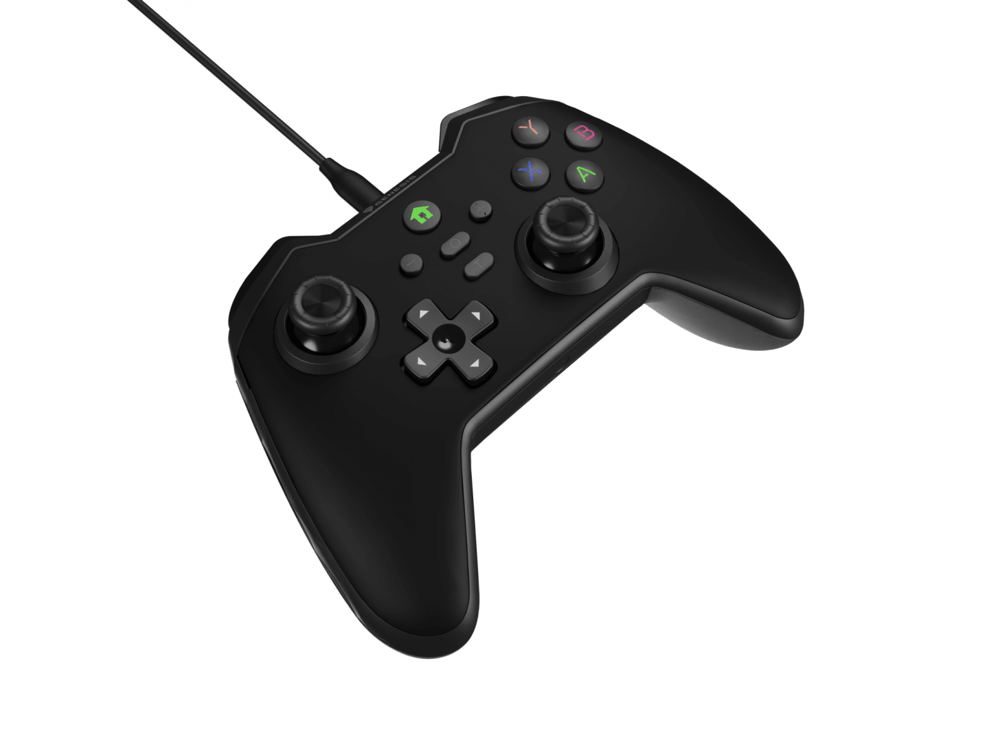 Controller cu fir Genesis Mangan 300, interfata USB, 19 butoane, negru