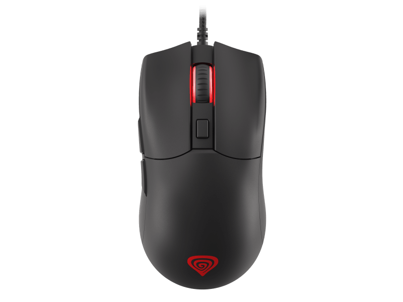 Mouse gaming cu fir Genesis Krypton 750, senzor optic Pixart PAW3333, interfata USB, rezolutie maxima 8000 DPI, numar butoane programabile 6, iluminare RGB, switch mecanic Huano, alb