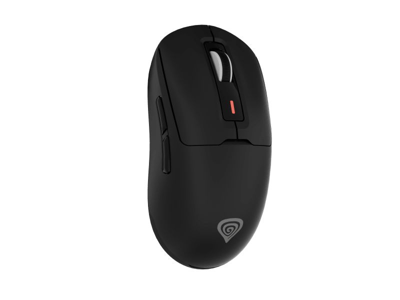 Mouse gaming wireless Gensesis Zircon 660, senzor optic Pixart PAW3311, interfata USB, rezolutie maxima 12000 DPI, numar butoane 6, iluminare RGB, switch mecanic Huano Purple 90M, negru