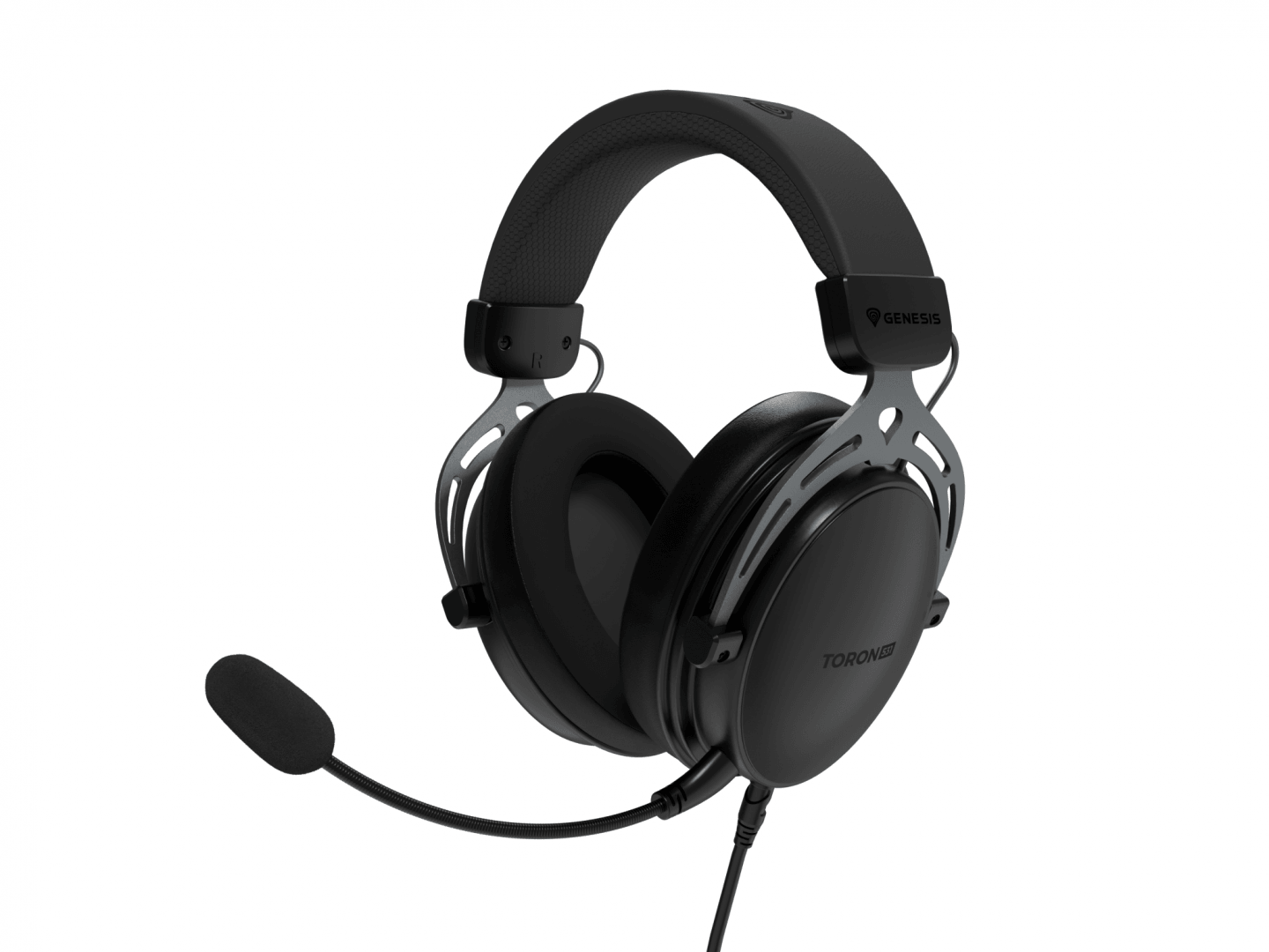 Casti gaming cu fir Genesis Toron 531, microfon detasabil, frecventa raspuns 20 - 20.000 Hz, sensibilitate -42dB, conectivitate Jack 3.5 mm, negru