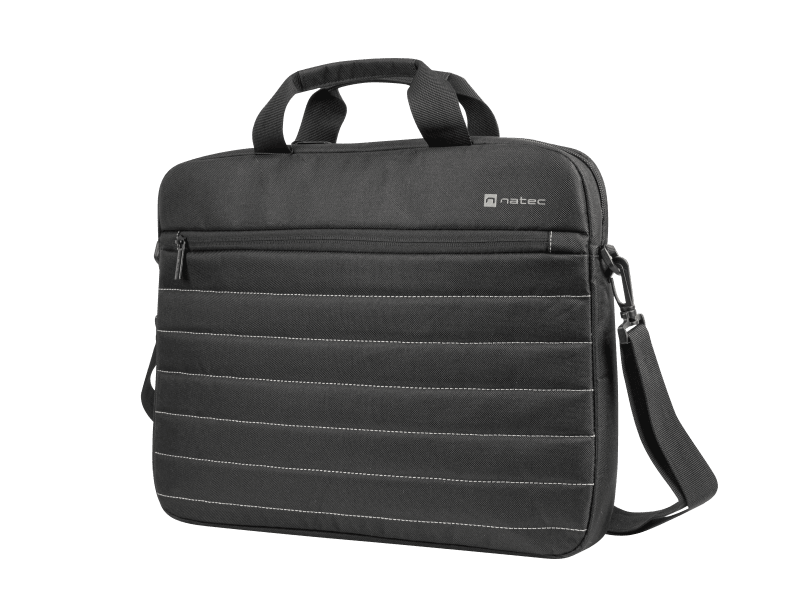 Geanta laptop Natec Taruca, compatibilitate dimensiune laptop 15.6", 1 compartiment, material Polyester 600D, negru