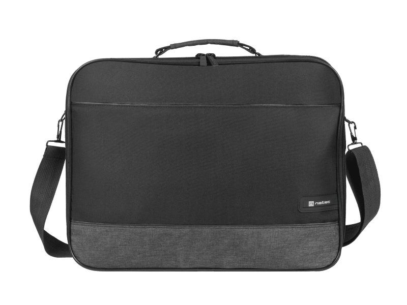 Geanta laptop Natec Impala 2, compatibilitate dimensiune laptop 14.1", 2 compartimente, material Polyester 600D, negru