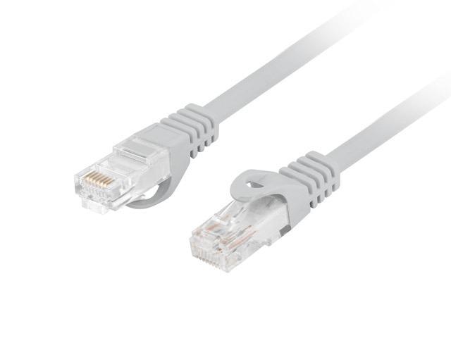 Patch cord Cat.6 UTP LSZH Cu 5 m gri, Fluke Passed