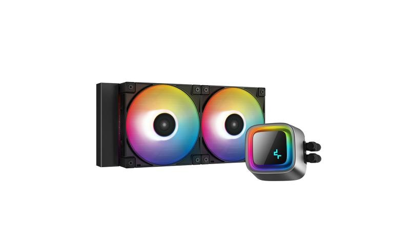 Cooler Procesor DEEPCOOL LS520 NEGRU, marime radiator 120mm, 2 ventilatoare ARGB, Viteza ventilatoare 500-2250 RPM +/- 10%, Viteza pompa: 3100 +/- 10%, Suport AMD: AM4/AM5/sTRX4/sTR4, suport INTEL: LGA 1700/1200/1151/1150/1155/2066/2011-v3/2011, Airflow: 85.85 CFM, Nivel de zgomot pompa: 19dBA