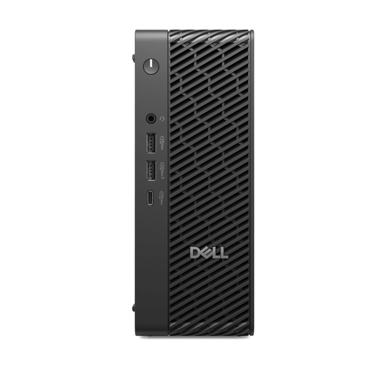 Dell Pro Max Micro FCM2250, 280W Adapter, ENERGY STAR Qualified, EPEAT Gold with Climate+, Intel Core Ultra 7 265 (30 MB cache, 20 cores, 20 threads, 1.8 GHz to 5.3 GHz, 65W), NVIDIA RTX A1000, 8 GB GDDR6, 4 x mDP to DP adapters, 32GB: 1 x 32 GB, DDR5, 5600 MT/s, non-ECC, 1TB SSD TLC with DRAM M.2