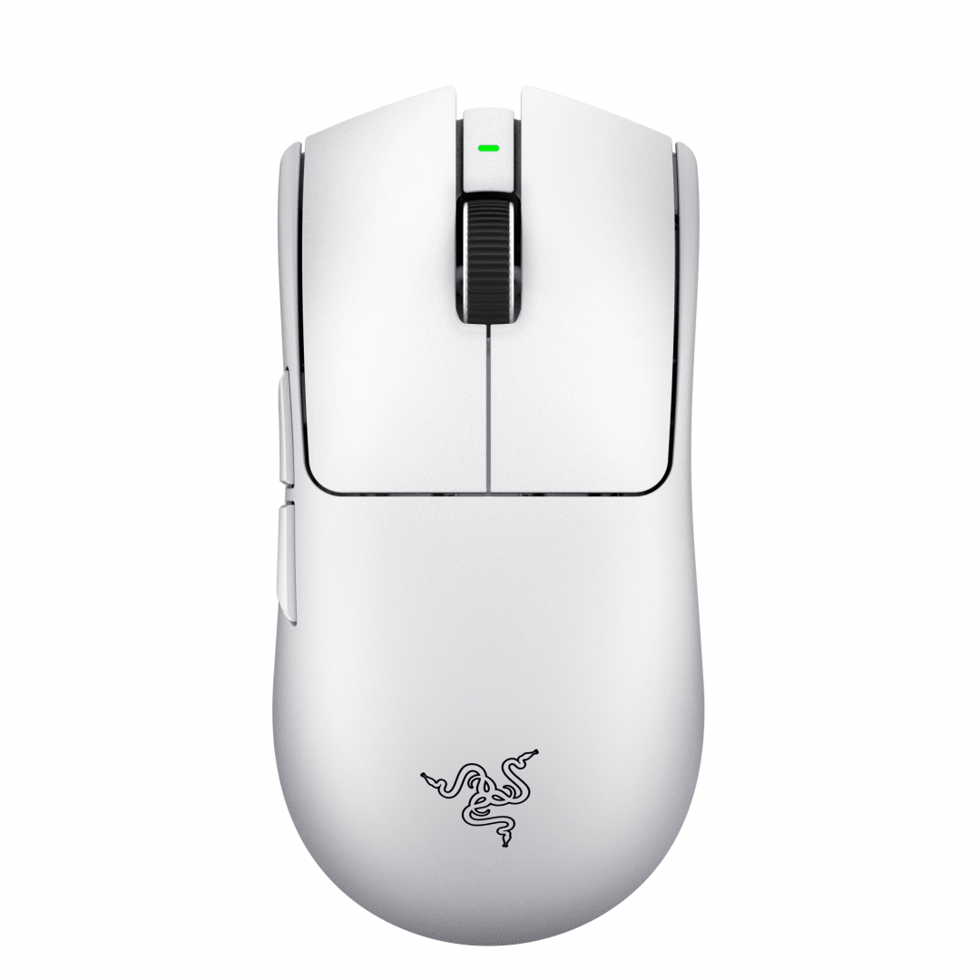 Mouse wireless Razer Viper V4 Pro, Razer™ Focus Pro 50K Optical Sensor Gen-3, durata de viata baterie pana la 180 ore, switch Razer™ Optical Mouse Switches Gen-4, alb