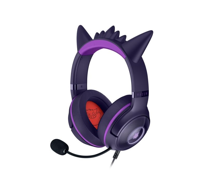 Casti Razer Kraken Kitty V2 Pokemon Edition, Bluetooth 5.2, interfata USB- A, sensibilitate 92.5 dB SPL / mW @ 1kHz si sensibilitate microfon 42 dBV /Pa