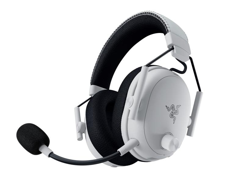 Casti wireless Razer Blackshark V3 Pro, micrfon uni-directional, izolare fonică activă, sistem sunet 7.1, frecventa 20 - 28000, autonomie 70 ore, alb
