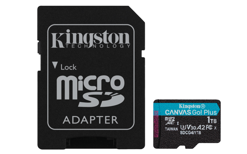 Card de Memorie MicroSDXC Kingston,1TB,Canvas GO Plus ,Cu Adaptor