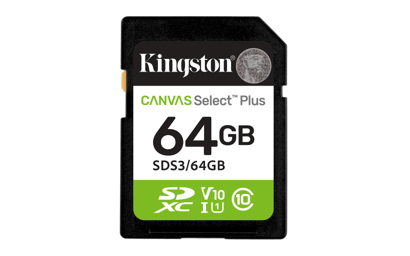 Card de Memorie SDXC Kingston 64GBCanvas Select Plus