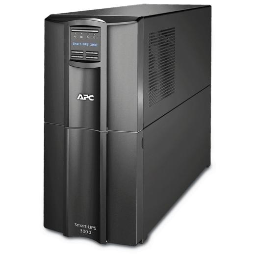 UPS APC Smart-UPS SMT line-interactive / sinusoidala 3000VA / 2700W 8conectori C13 1 conectori C19, baterie RBC55, optional extinderegarantie cu 1/3 ani (WBEXTWAR1YR-SP-04/WBEXTWAR3YR-SP-04)with Smart Conect,3 ani garantie echipament si 2 ani garantie baterie