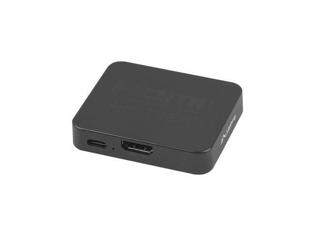 Splitter video Lanberg HDMI->2X HDMI 4K, rezolutie maxima 3840 x 2160 px, lungime cablu 80cm, negru