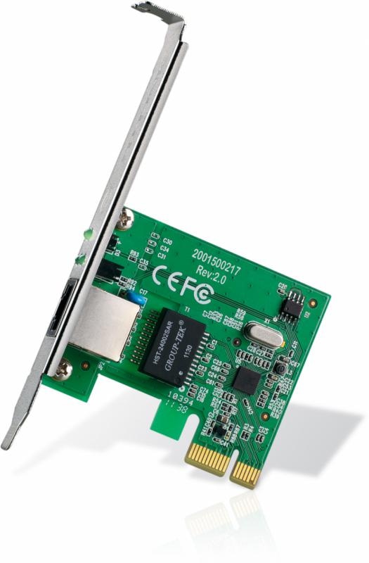 Placa de retea TP-Link, PCI-E,  32bit,  Gigabit, Realtek RTL8168B, Auto MDI/MDIX