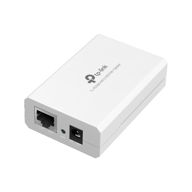 TP-Link, PoE+ Splitter, TL-PD30G-M2, IEEE 802.3af/at, 2*10/100/1000Mbps RJ45, Amperaj 2A, alb