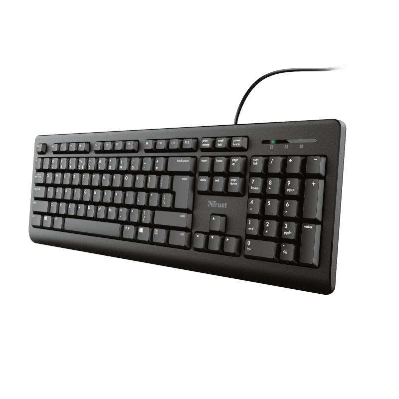 Tastatura Trust Primo, wired, negru