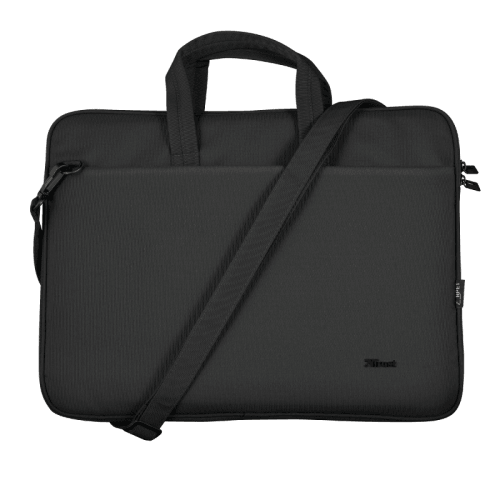 Geanta Trust Bologna Bag ECO Slim 16" laptops  General Laptop Compartment Size (inch) 16 " Type of bag carry bag Number of compartments 2 Max. laptop size 16 " Max. weight 2.5 kg Height of main product (in mm) 410 mm Width of main product (in mm) 290 mm Depth of main product (in mm) 40 mm Total