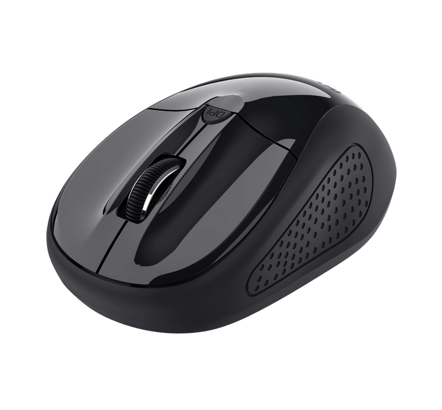 Mouse Trust Wireless, rezolutie maxima 1600 DPI, negru