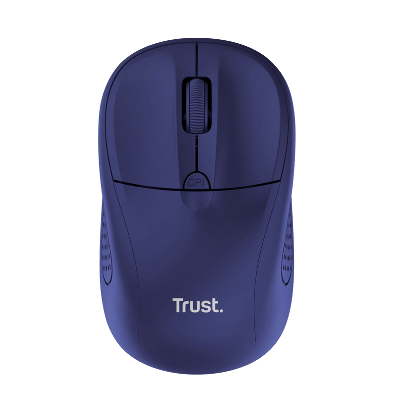 Mouse Trust Wireless optic, rezolutie 1600 DPI, albastru
