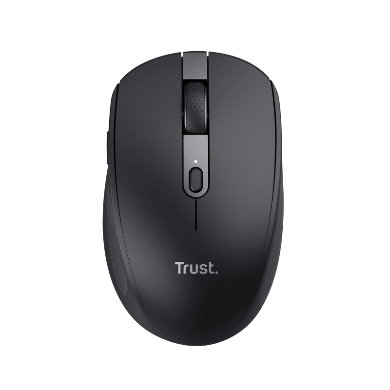 Mouse Trust Ozaa compact, rezolutie maxima 3200 DPI, interfata USB-A, USB-C, negru