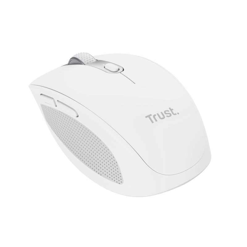 Mouse Trust Ozaa compact, rezolutie maxima 3200 DPI, interfata USB-A, USB-C, alb
