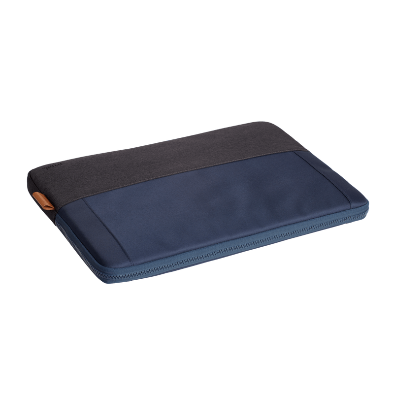 Husa laptop Trust Lisboa, pentru laptopuri cu diagonale pana in 16", materal POM, RPET Polyester, RPET, volum 1.5 L, albastru