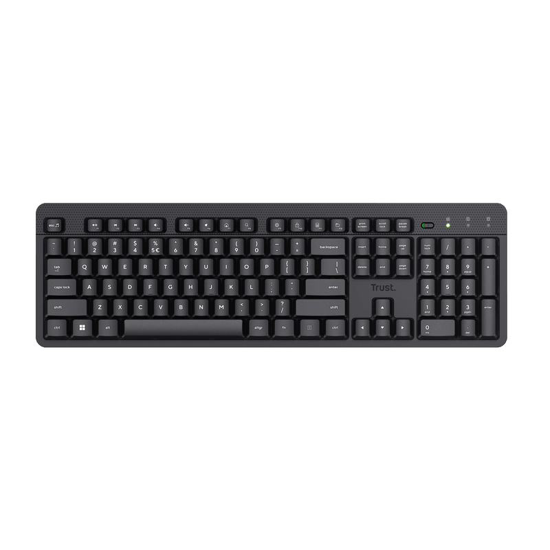 Tastatura Trust Ody II Wireless, negru