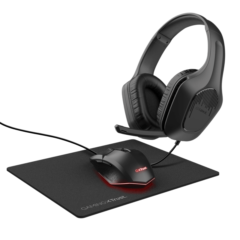 Kit Trust GXT790P Tridox 3-IN-1, negru