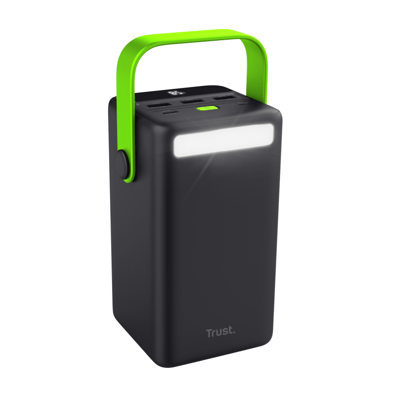 Baterie externa Trust Redoh, 4 porturi, capacitate 50000 mAh, negru